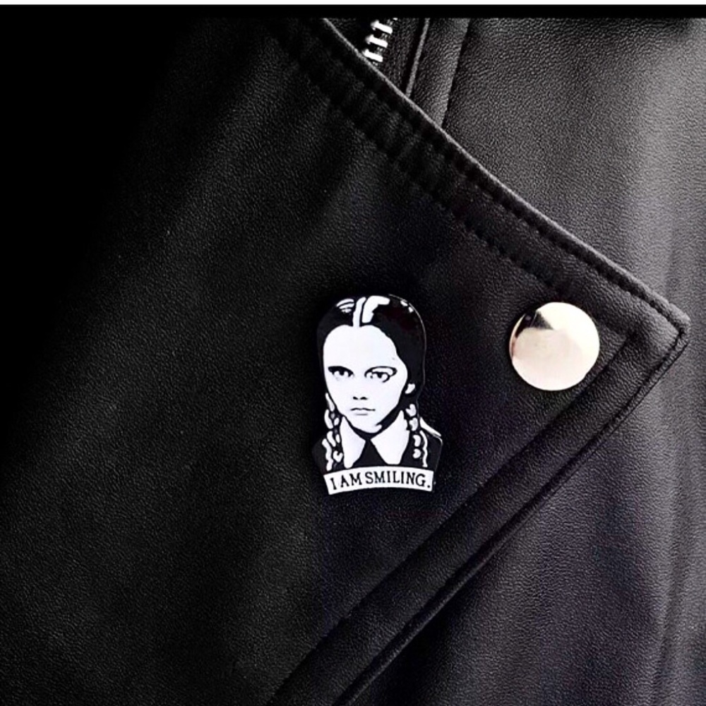 Wednesday Addams Pushback Pin